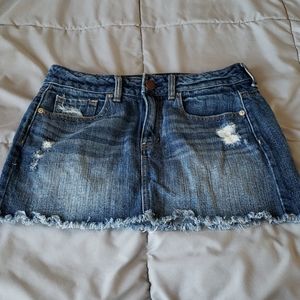 American Eagle Outfitters Blue Denim Skirt